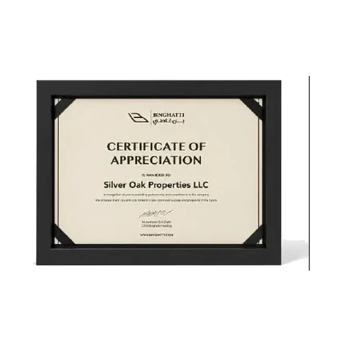 Silver Oak Properties award